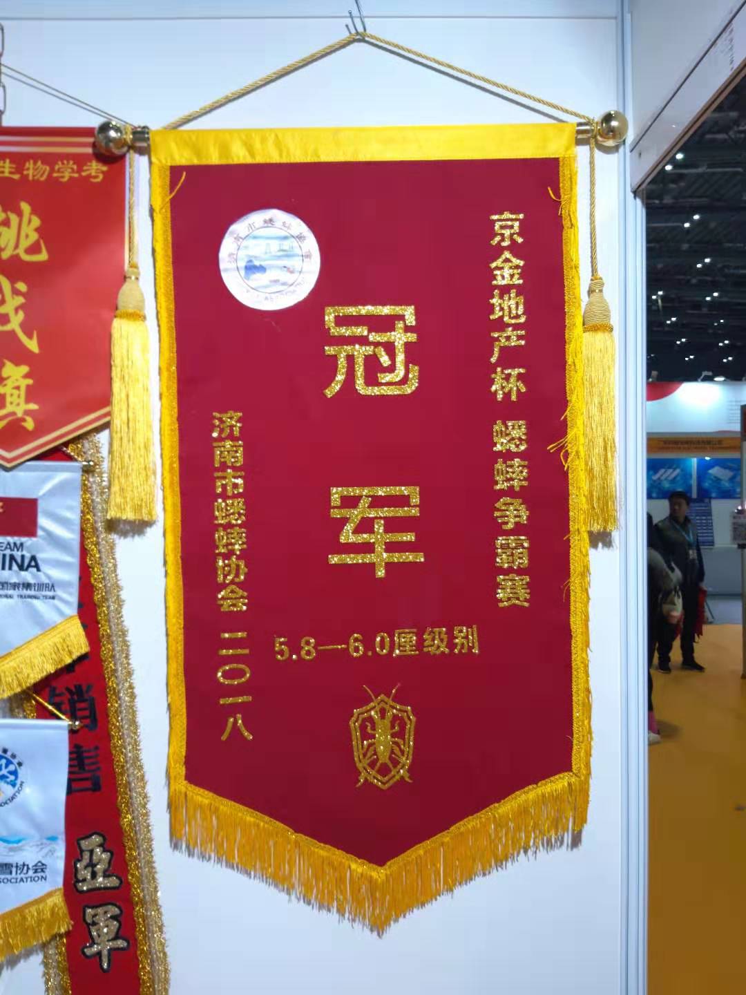 山东亿欣旗帜布厂家参加2019年上海展会(图4)